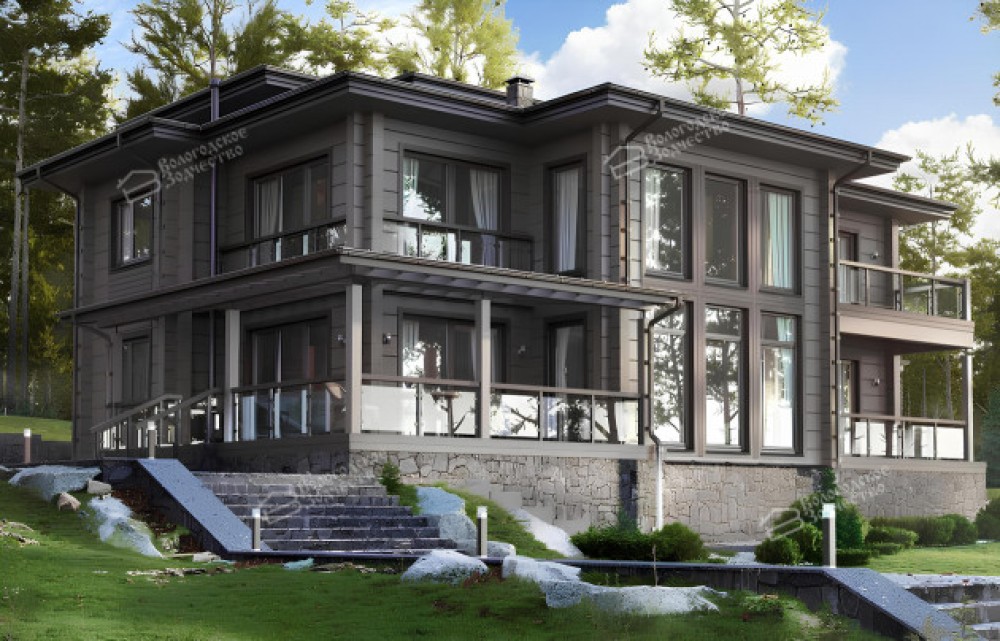 Дом из клееного бруса VZ-462